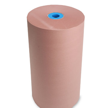 Wrapping paper pink on roll