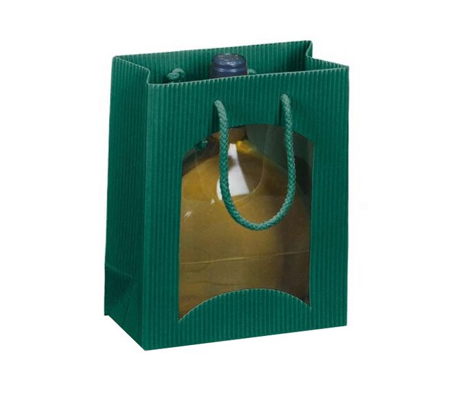 Carrier bags Focus mini green 17x8.5x20cm 