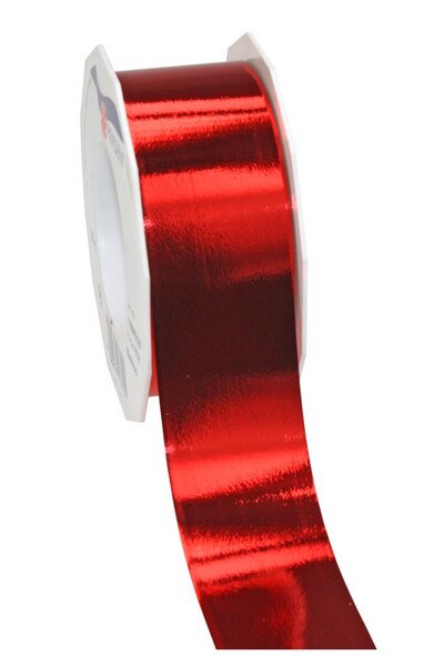 Metallic Ringelband rot Mexico 40mm x 25m 