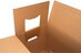 Moving boxes 650x350x370mm with assembly instructions 