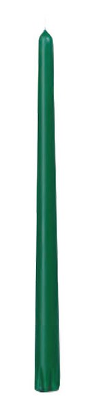 Leuchterkerzen j&auml;gergr&uuml;n DUNI 250mm &Oslash; 22mm 