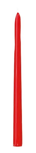 Leuchterkerzen rot DUNI 250mm &Oslash; 22mm 
