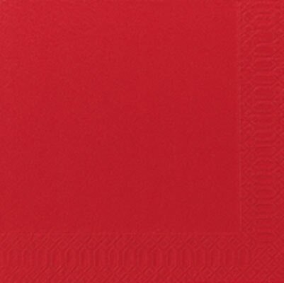 Servietten DUNI rot 40x40cm dreilagig 