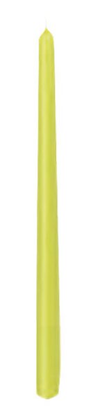 Leuchterkerzen kiwi DUNI 250mm &Oslash; 22mm 