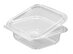 Salad bowls PET 250cc with hinged lid 