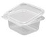 Salad bowls PET 375cc with hinged lid 
