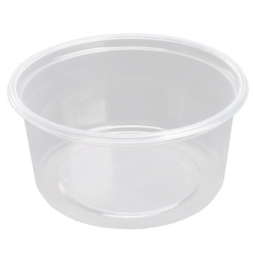 Feinkostbecher PP rund transparent 250ml