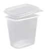 Produktbild Feinkostbecher eckig mit Deckel PP klar f&uuml;r 500ml