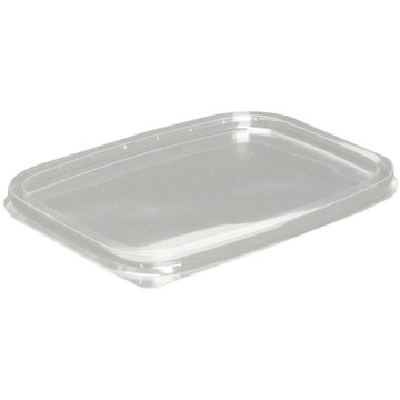 Lid clear for rectangular cup PVC clear 500ccm