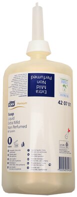 Flüssigseife Tork Premium unparfüm. extra mild 1 Liter Nr. 420701 