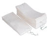 Produktbild Faltenbeutel Pergament-Ersatz wei&szlig; 12 + 5 &times; 23 cm