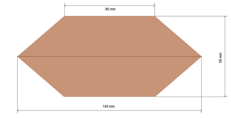 Papiertüten braun 14,5 x 21 cm, Bodenbeutel 