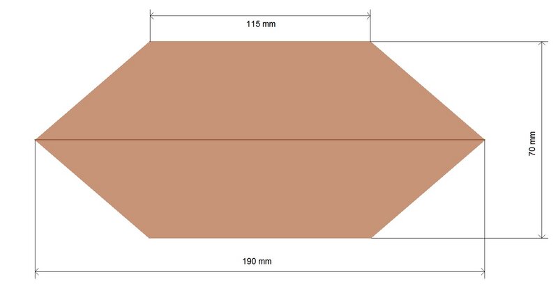 Papiert&uuml;ten braun f&uuml;r 1,5kg, 19x29cm, Bodenbeutel 