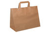 Produktbild Papiertragetaschen braun unbedruckt 26+17x25cm