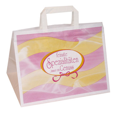 Confectioner's wave" paper carrier bags