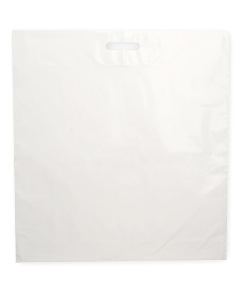 Tragetaschen wei&szlig; DKT 55cm x 60cm +2x5cm 