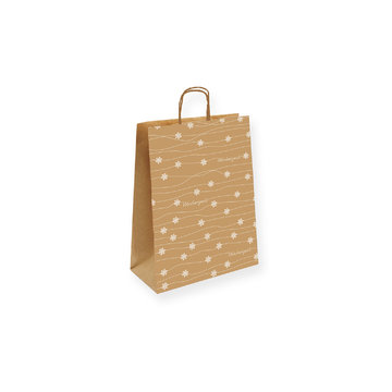 Paper carrier bags winter time