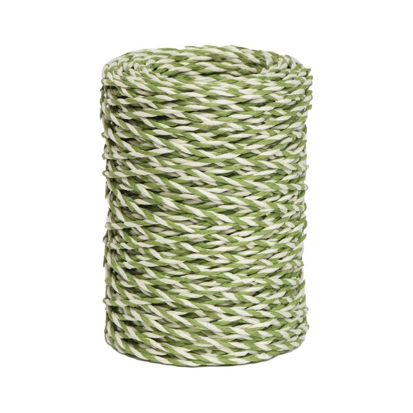 Gift cord green/white 2mmx50m 