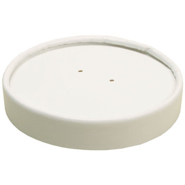 Lid for soup cup white