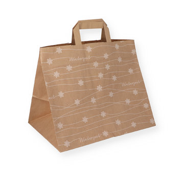 Paper carrier bags "Wintertime" 32+22x27cm