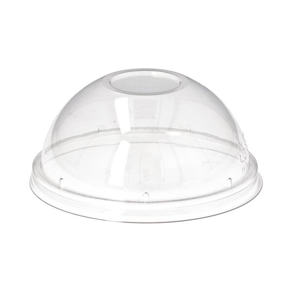 Dome lid without hole for clear cups for 0.22l and 0.3l 