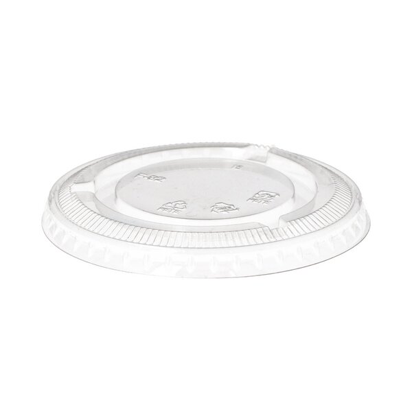 PET-Flachdeckel ohne Öffnung für 220ml und 300ml Ø 92mm 