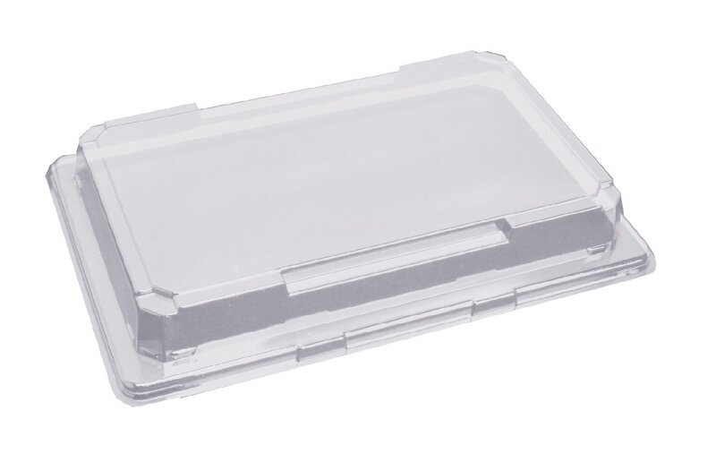 Deckel klar f&uuml;r Sushi-Schale 166x115x20mm 