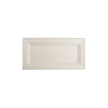 Bagasse square plate