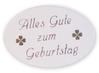 Produktbild Etiketten Alles Gute zum Geburtstag weiß/gold 38mm x 25mm