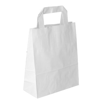 Paper carrier bags white