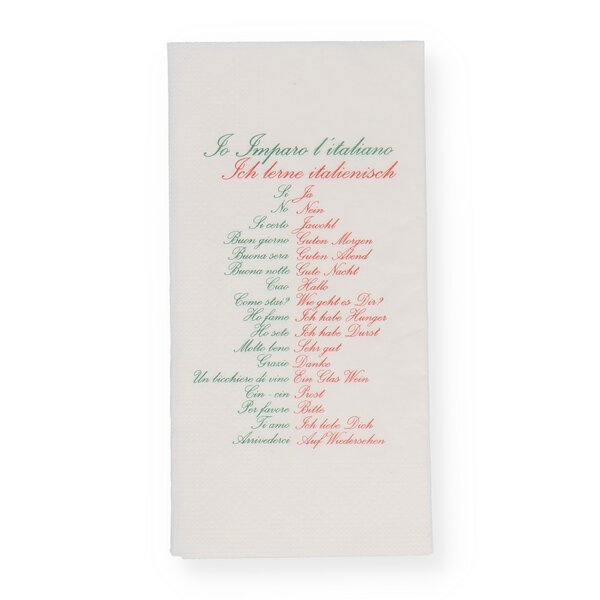 Servietten Italien - Fahne 40x40cm 