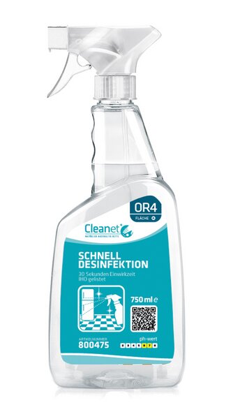 Schnelldesinfektion Cleanet OR4 Flächendesinfektion 750ml 