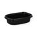 PP rectangular bowl black 600 ml 