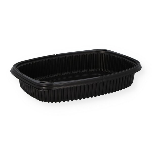 Rectangular bowl PP black 1,250 ml 