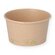 Delicatessen cup made of hard paper brown round 250ccm 