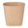 Delicatessen cup hard paper brown rectangular for 500cc 