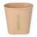 Delicatessen cup hard paper brown rectangular for 500cc 
