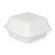 Hamburgerbox aus Zuckerrohr Bagasse 153x147x80mm 
