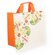 PP woven bag carrier bag with short handles "Marktfrisch" motif 37+23x36cm matt 