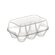 Reusable egg box 6 transparent 164 x 115 x 70 mm 12 pieces 