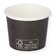 Dressingbecher Hartpapier schwarz 80ml (3oz) 