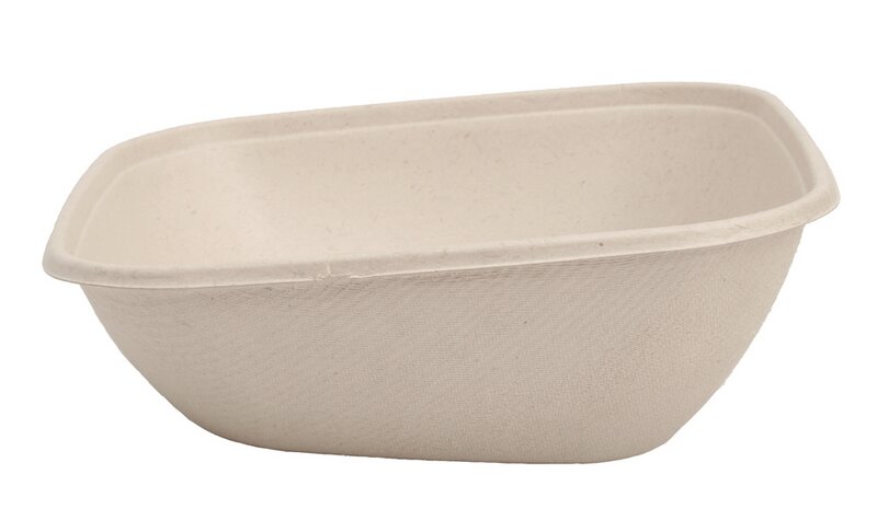 Schale aus Bagasse schräg 750ml 