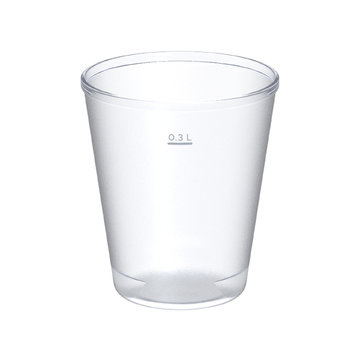 Mehrwegbecher Kaltgetr&auml;nkebecher 0,3 Liter Clear Cups 300ml gefrostet