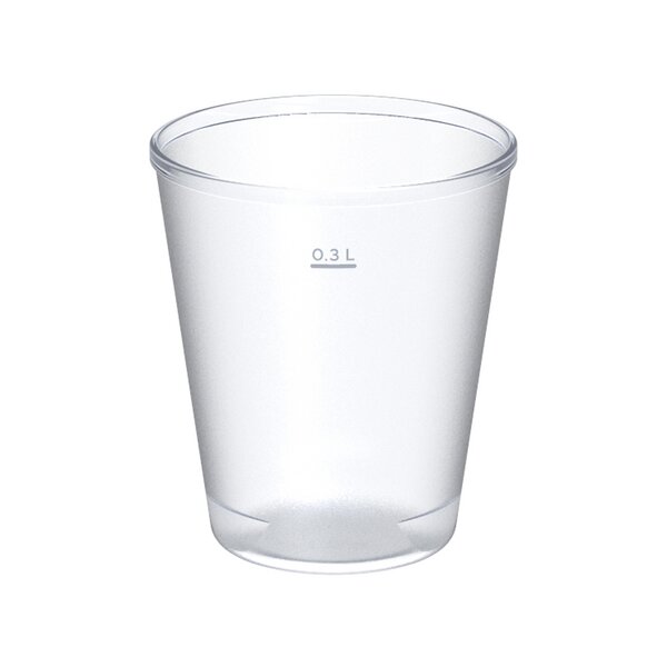 Mehrwegbecher Kaltgetränkebecher 0,3 Liter Clear Cups 300ml gefrostet 