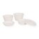 Bagasse Dressingbecher weiß 30ml Ø77xØ58x15mm 