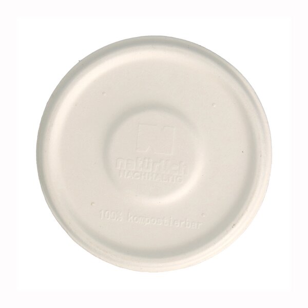 Bagasse Deckel für Bagasse Dressingbecher 30,50,80 100 ml 