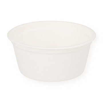Dressing cup bagasse sauce cup white 80ml &Oslash;77mm height: 35mm