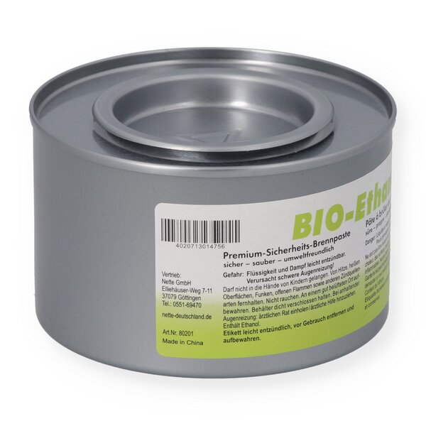 Burning paste 200ml Burning time 2.5 hours Bio-ethanol 