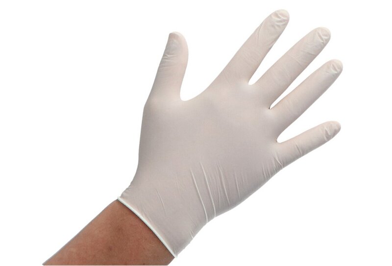 Einmalhandschuhe Nitril weiß Größe M (6-7) 