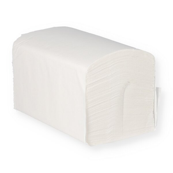 Dispenser napkins Interfold white 2-ply 